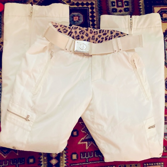 Bogner Jackets & Blazers - Bogner white belted ski/snowboarding pants